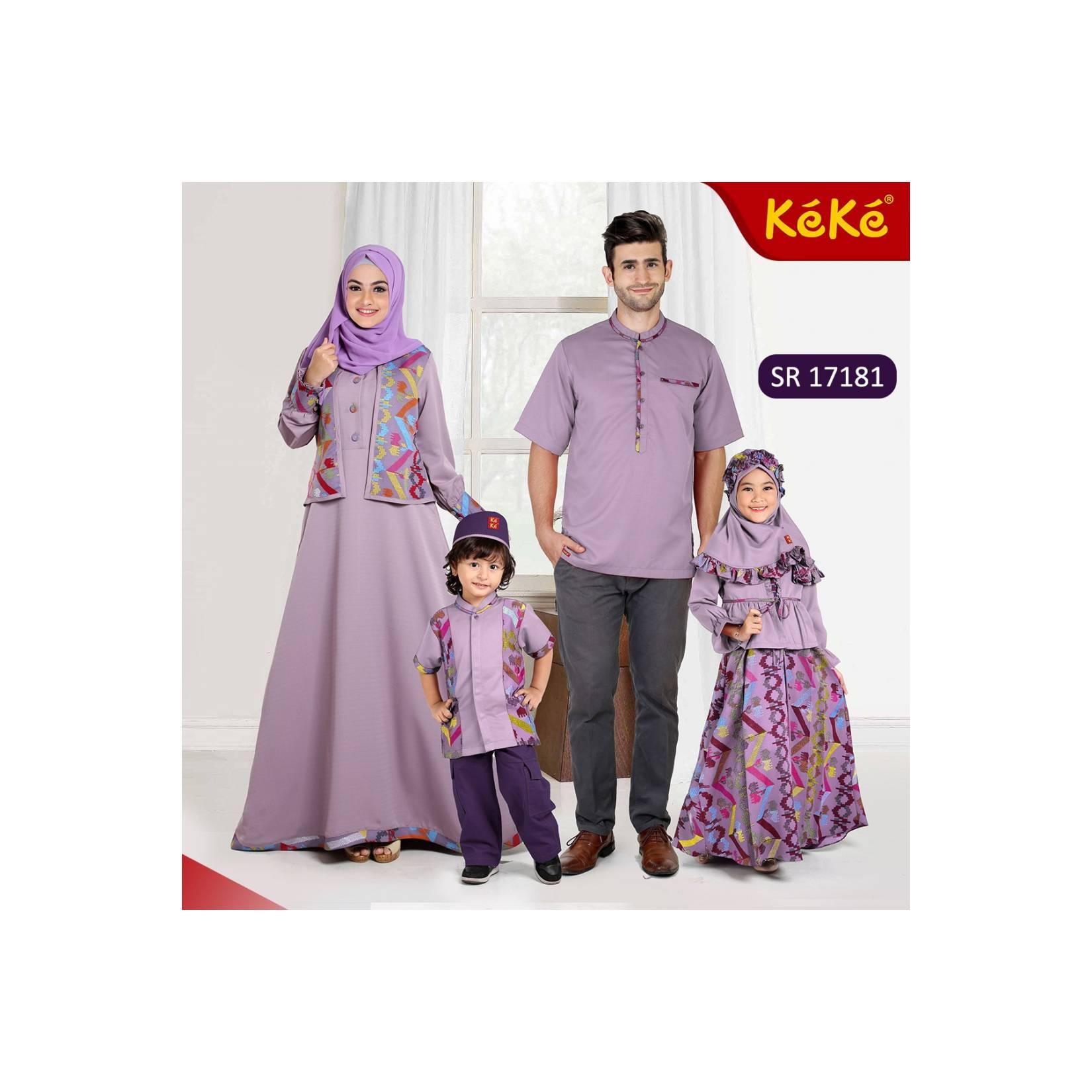 Gamis ibu Sarimbit 01 Keke opsi untuk baju ibu size XS XL