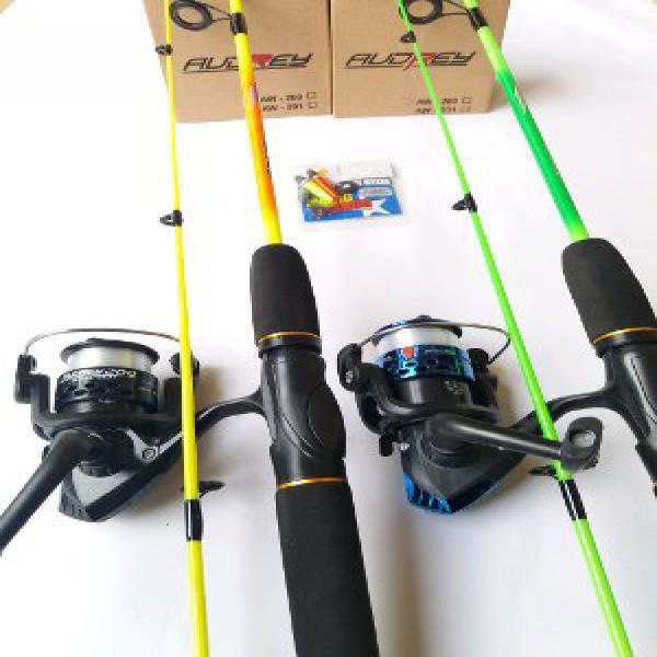 Set pancing isi 2 reel 5 bearing Joran rodeo daici sambung 2 Japan Quality