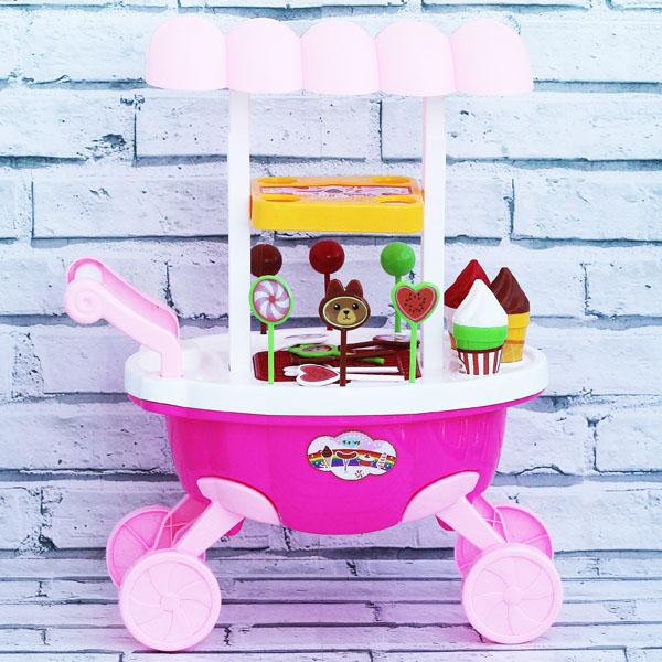 Ravenz Mainan Anak Luxury Cart CANDY (top toy) / mainan supermarket / mainan masak masakan / mainan dapur