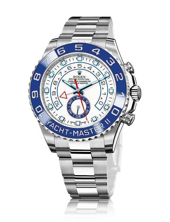 Jam Rolex Yacht-Master II Blue Ceramic Automatic / Silver - Bergaransi