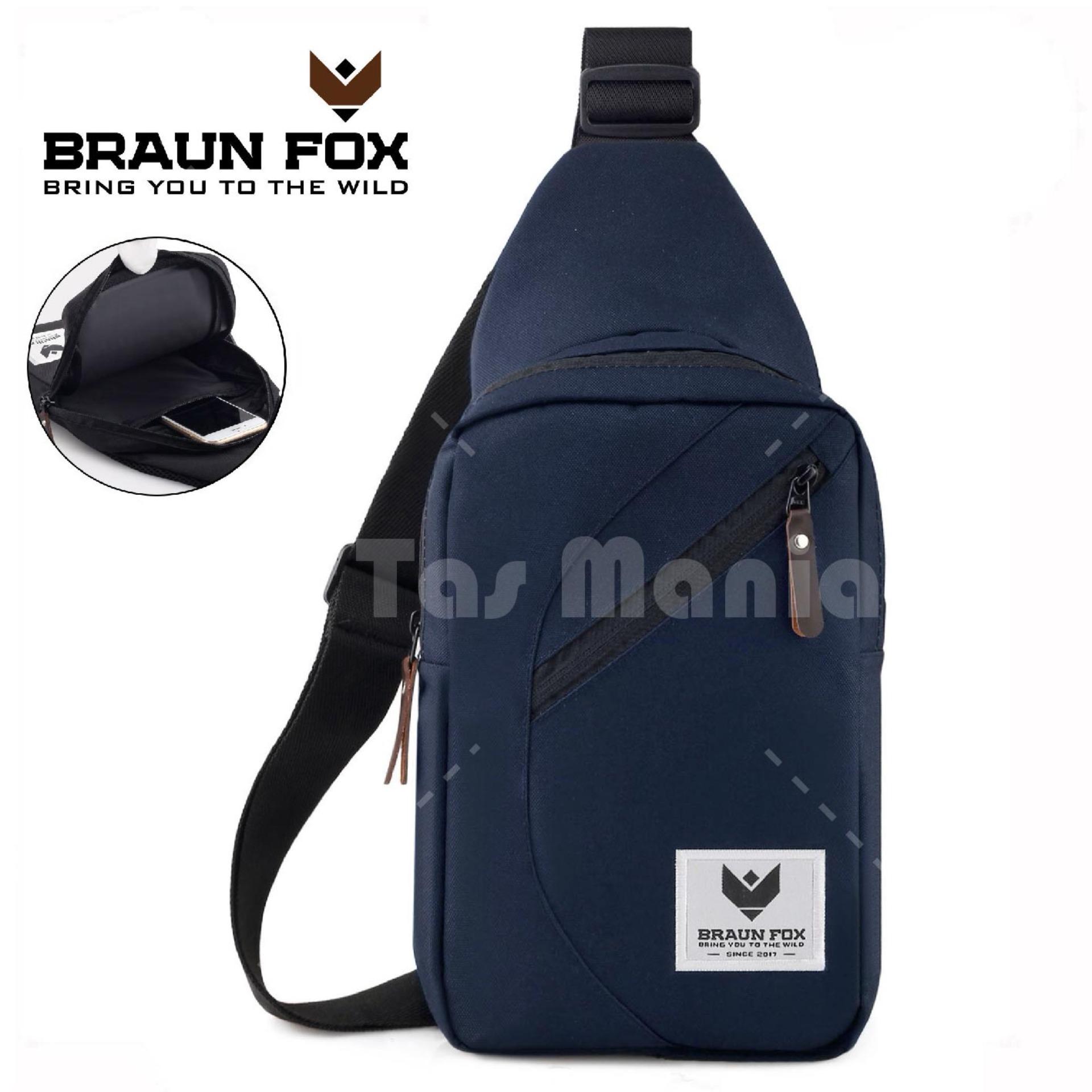 Tas Selempang Braun Fox - InCase Slingbag  - Tas Sandang Pria Tas Messenger Tas Slempang Crossbody Man Tas Fashion Pria