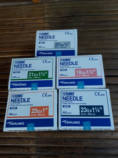 needle terumo berbagai ukuran