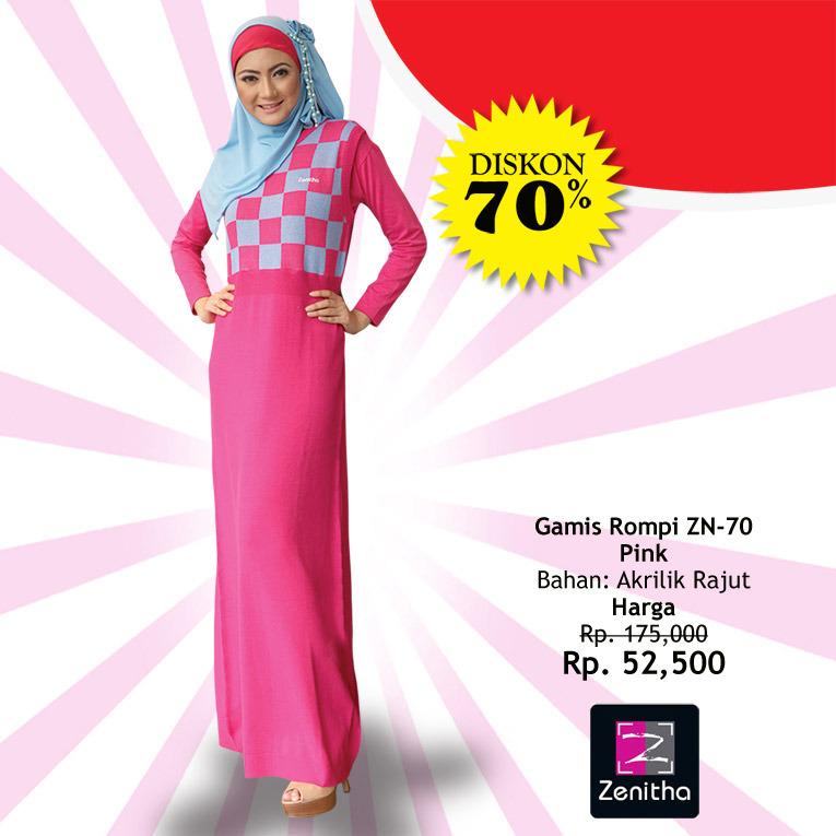 Gamis Zenitha ZN 70 Pink