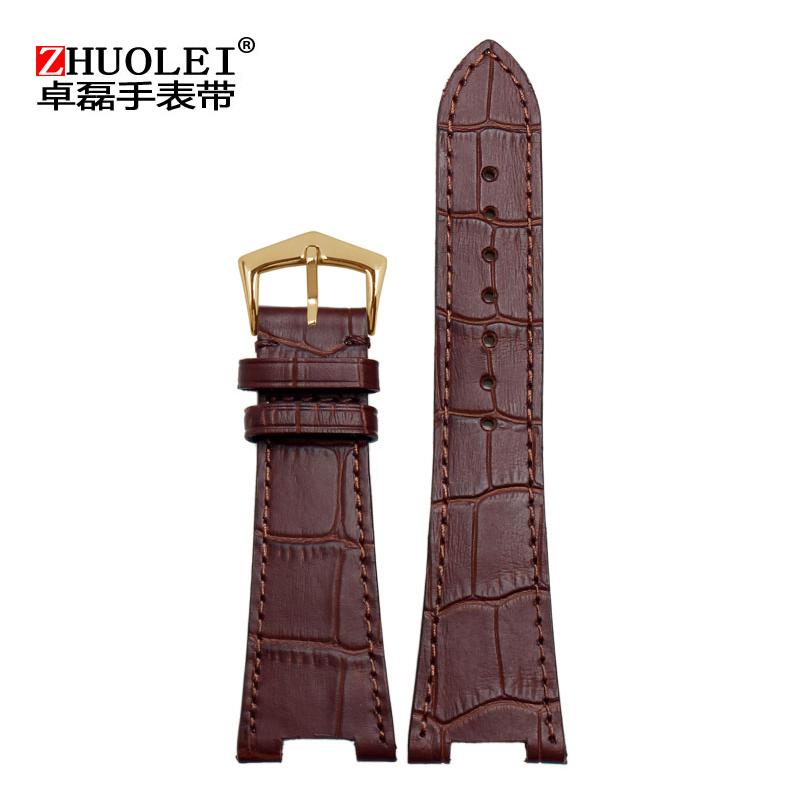 Patek Philippe Tali Kulit Jam Tangan 12 Mm Hitam Kecoklatan Anti Adaptor Mulut