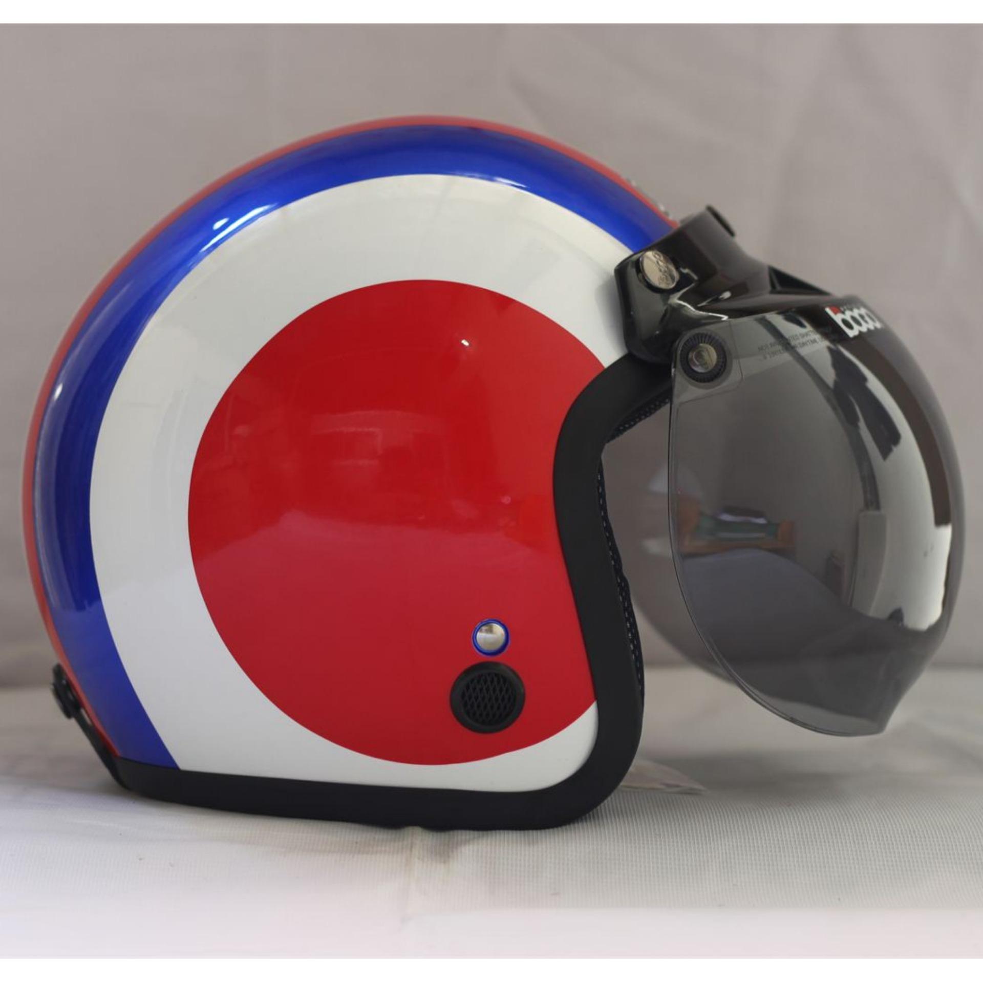 Helm Retro Igloo  japan blue Size L