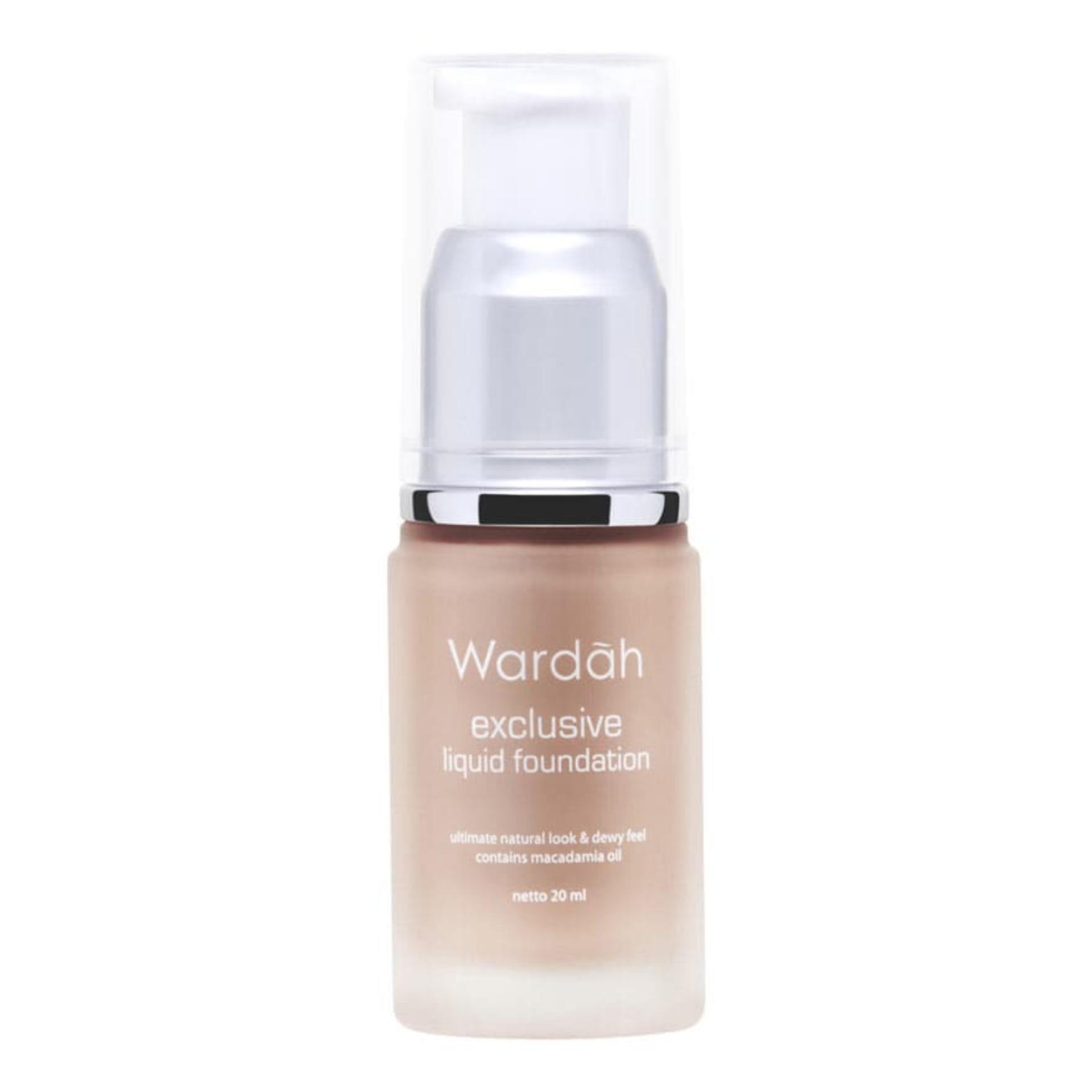 Harga Original Wardah Exclusive Liquid Foundation Alas 
