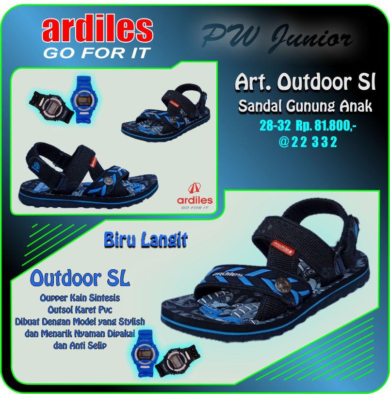 SENDAL ANAK GUNUNG SLOP ARDILESS OUTDOOR 28-32