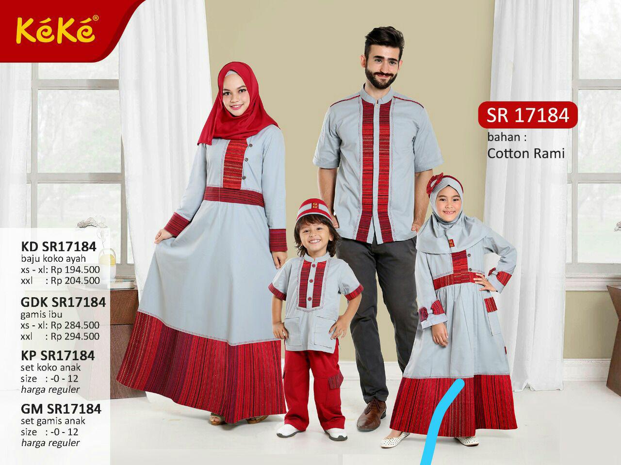 baju muslim sarimbit merk Keke