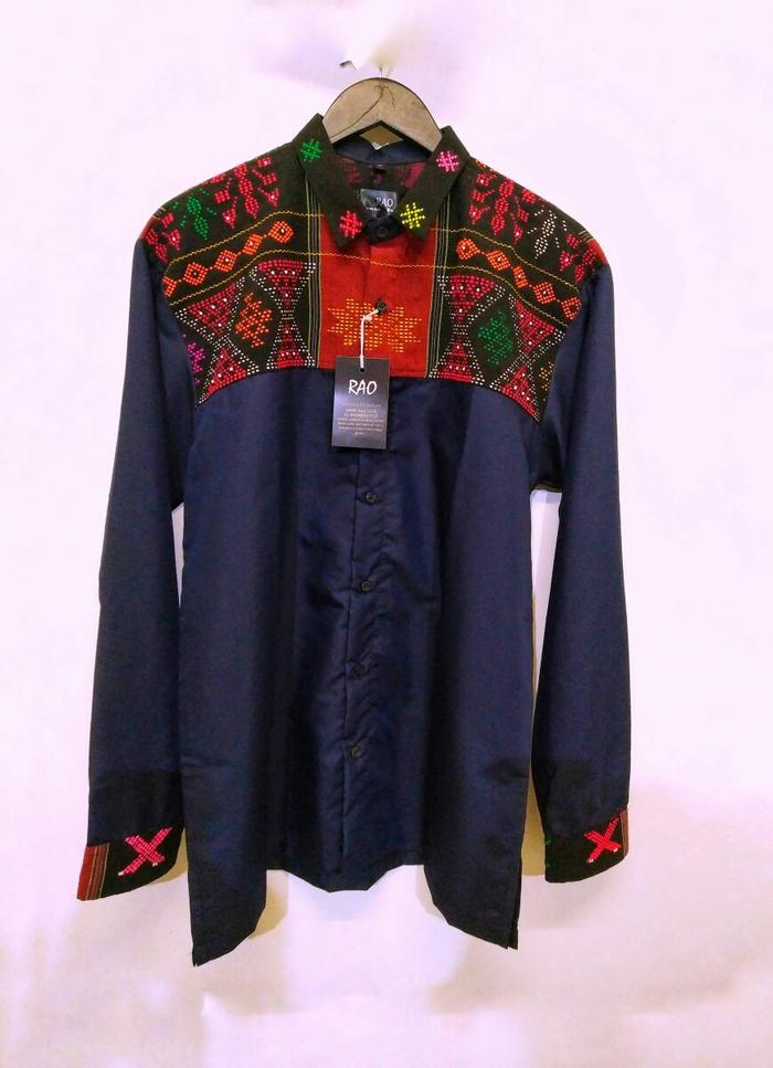 Best Top Seller!! BatikU002Fkemeja Formal Pria Tenun Ulos Sadum Batak Tapanuli - ready stock