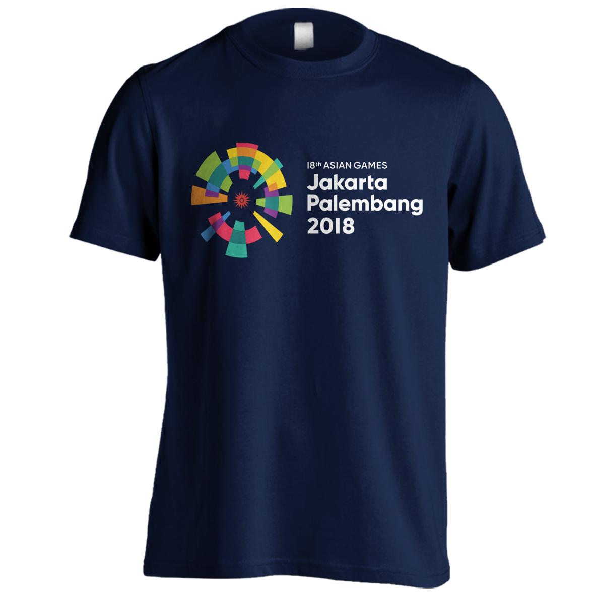 KAOS ASIAN GAMES 2018 JAKARTA PALEMBANG FULL COLOUR - FRENECASHOP