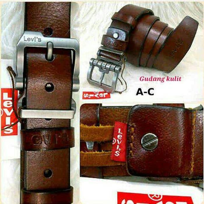 ikat pinggang LEVIS pria/wanita,import 100% asli kulit