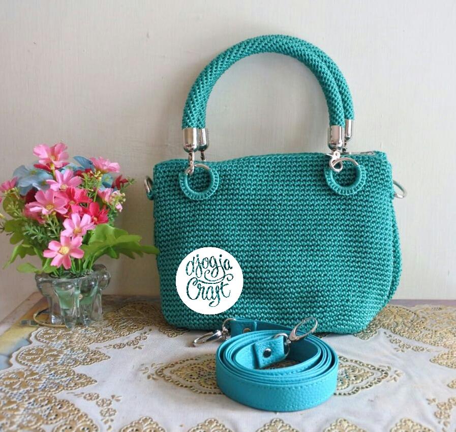 Djogja Craft Tas Rajut Pesta Ulir (Tosca)