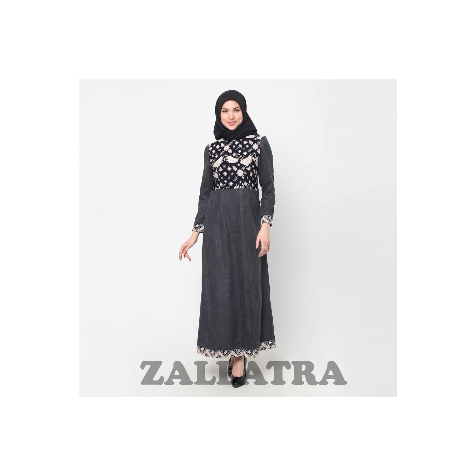 Gamis Batik Wanita Asli Jambi Berkualias - Zallatra GM02