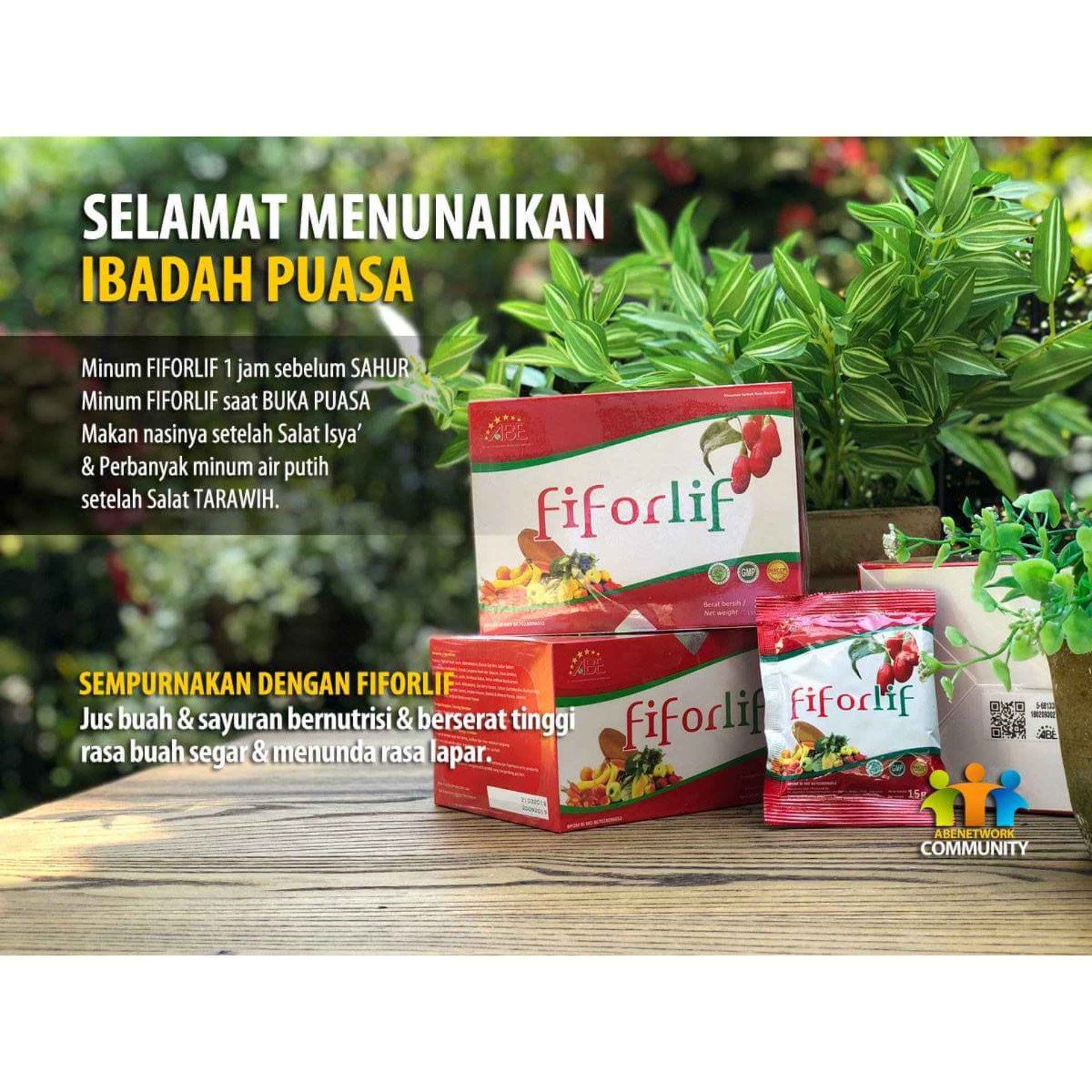 SaSaSlim Fiforlif - Solusi Buang Kerak di Usus dan Pendamping Diet dan BAB Tidak Normal Paket 4 Box