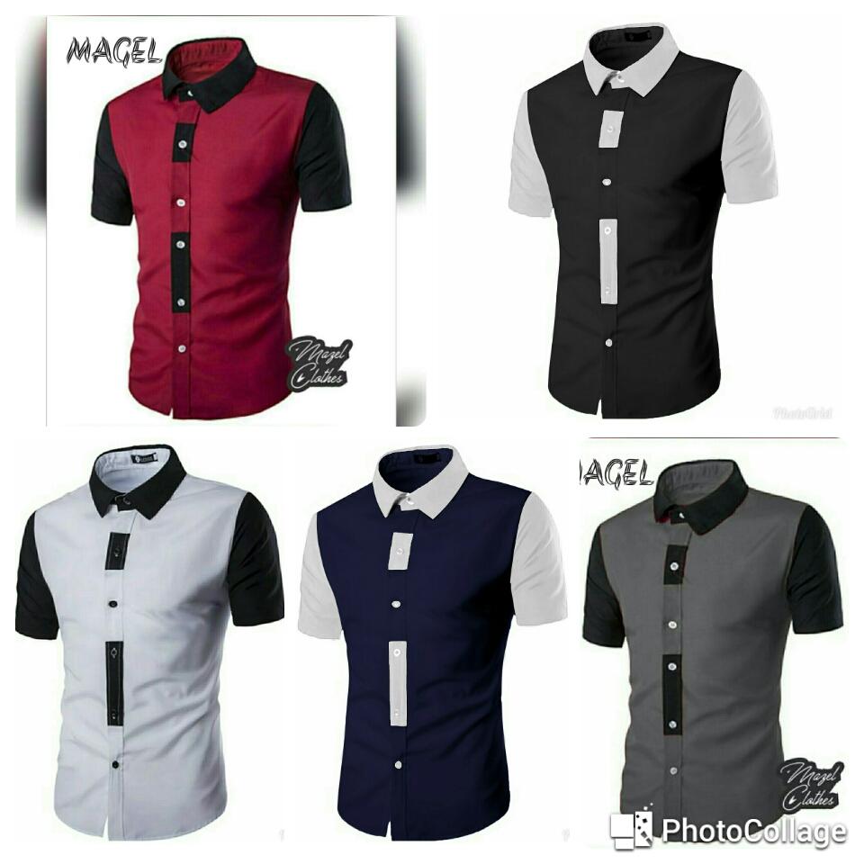 jktcollection kemeja formal SLIM FIT 5 warna/kemeja MAGEL/Kemeja kantor/atasan pria/HEM kemeja kerja