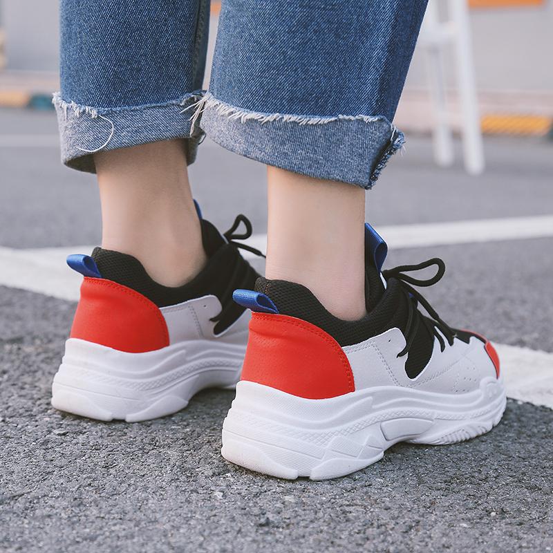 With Sepatu Wanita Kasual Angin Sepatu Semua-Cocok Modis Super (Hijau)