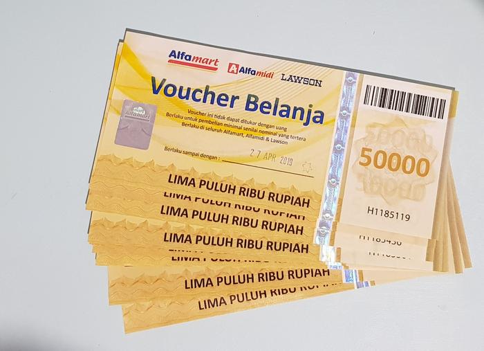 Promo: Voucher Alfamart Alfamidi Lawson 50Rb 50K - ready stock