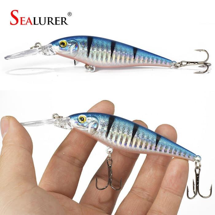 HOT SPESIAL!!! Umpan Mancing Laut SeaLurer Lure Minoow 11cm 10g Umpan Pancing 6 hook - CvdzAZ
