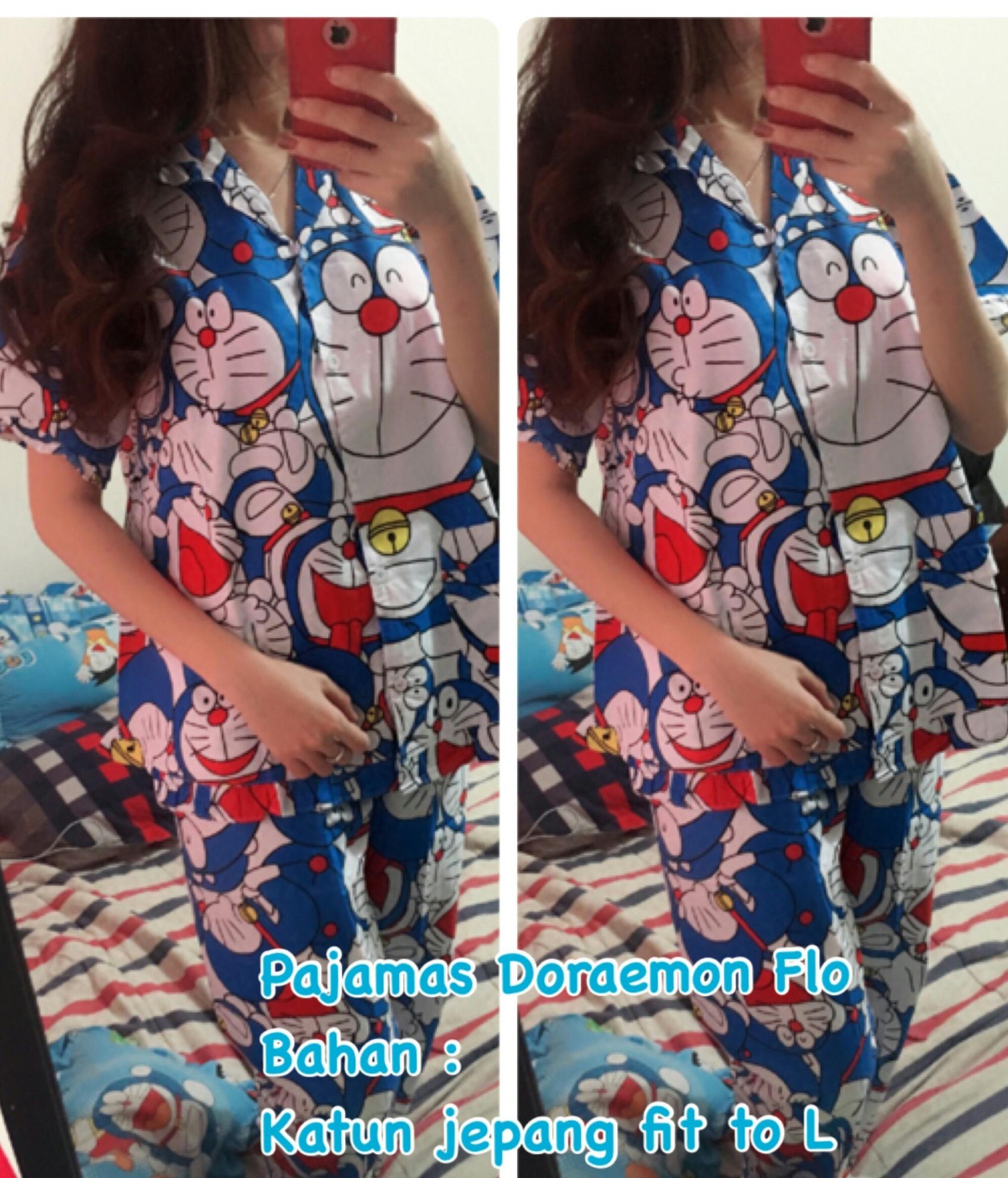 Vylen Shop Piyama Vorasmon Panjang / Baju Tidur Wanita Murah / Celana Panjang