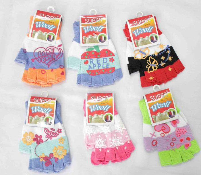 sarung tangan wanita buntung motif / lsn