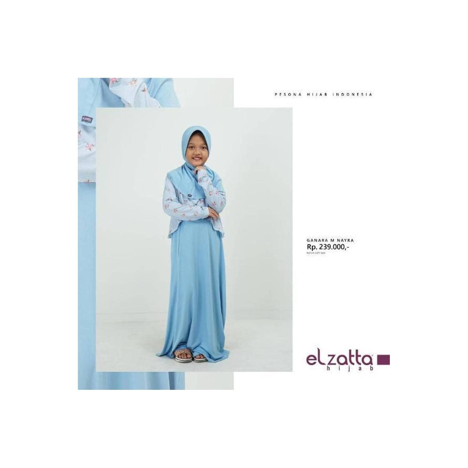 Cuci Gudang!! Gamis Anak Ganara L Nayra Elzatta