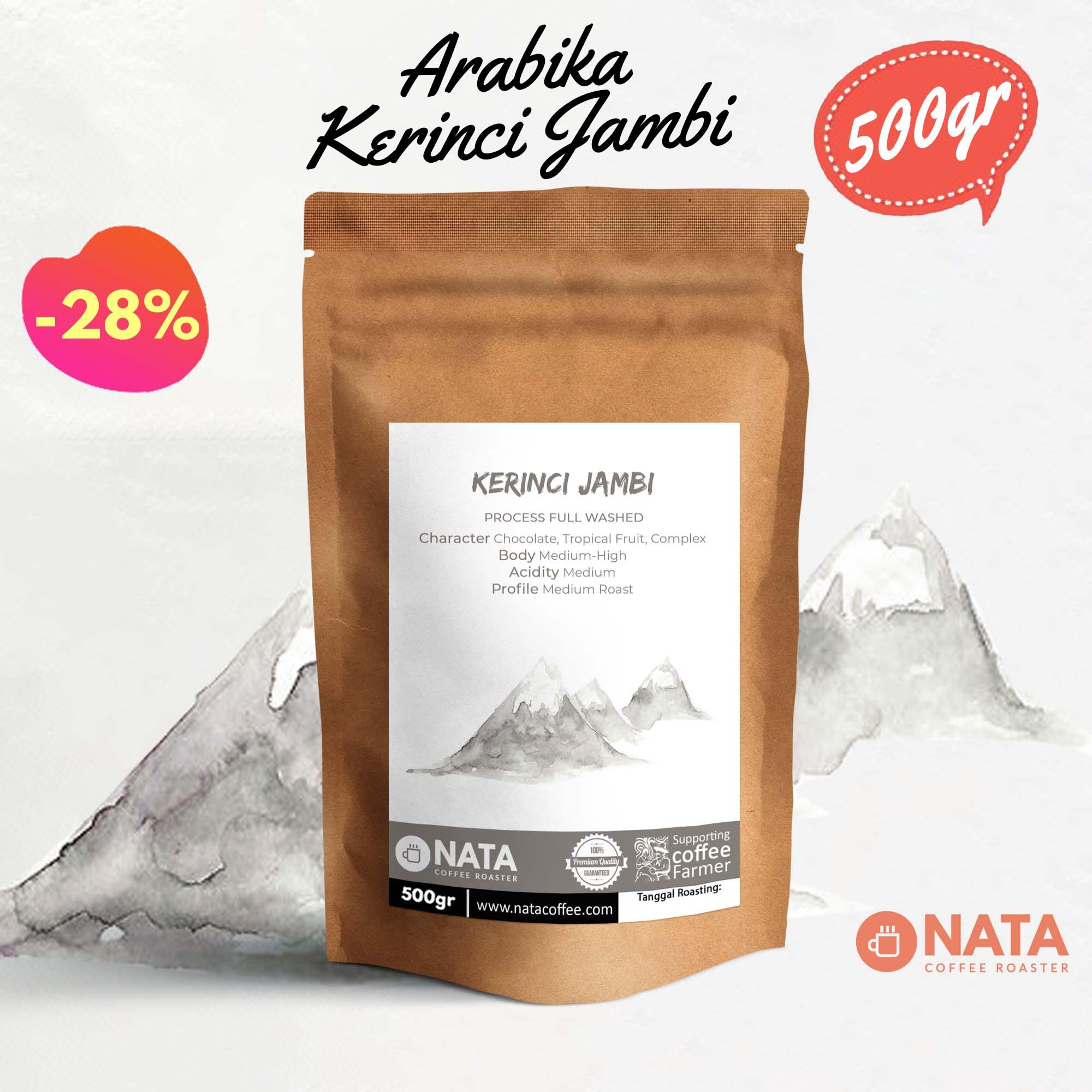 Nata Kopi Arabika Kerinci Jambi 500gr - BUBUK SEDANG