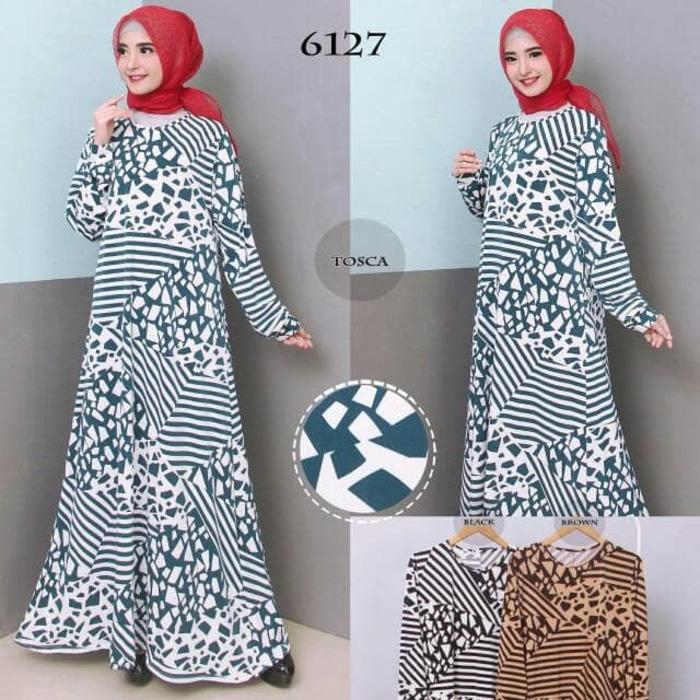 Kenzmal- Maxi Gamis Dress Baju Muslim Wanita Baju Gamis Wanita Gamis Jumbo Xxl Bahan Jersey Korea 6727