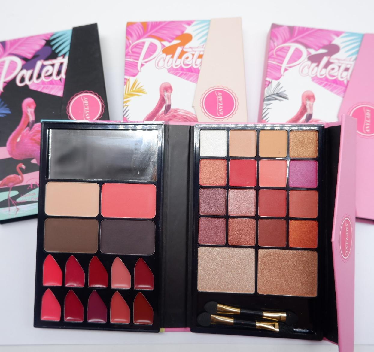 Mesh ANY LADY Super Complete Make Up Palette Eye Shadow Lipstick Blusher Powder Cute Casing - 1 Pcs
