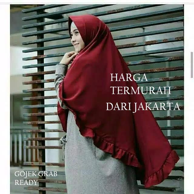 KU022 KHIMAR REMPEL PET PENGUIN JUMBO Hijab Murah Jilbab Instan Murah Hijab Instant Fashion Muslim Fashion Wanita Hijab