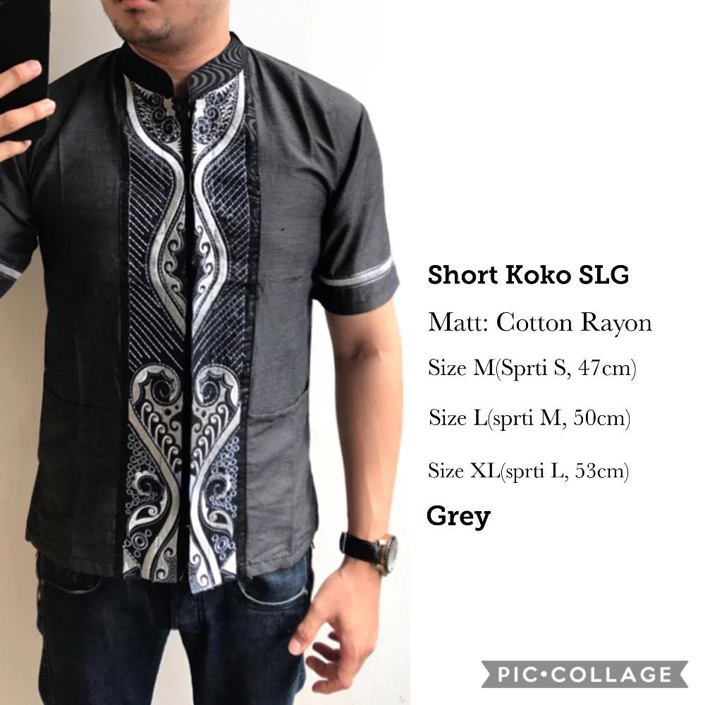 Baju Koko Pendek Short Koko SLG Storeratih