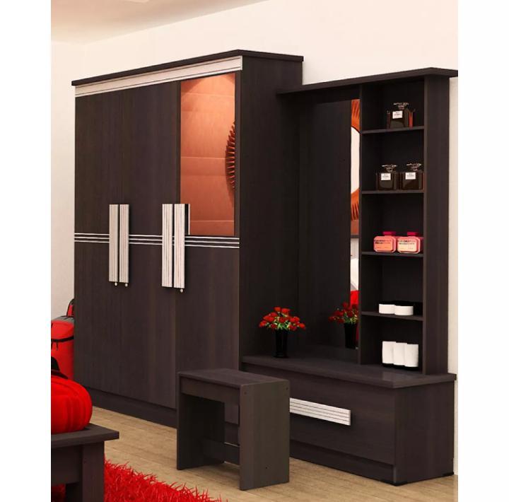 Graver Furniture Lemari Pakaian dan Meja Rias - Paket Hemat