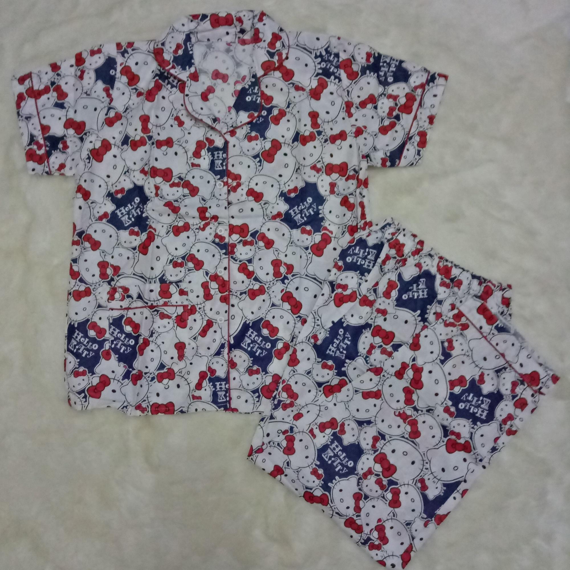 Piyama Dewasa Murah - CP Full Hello Kitty Head
