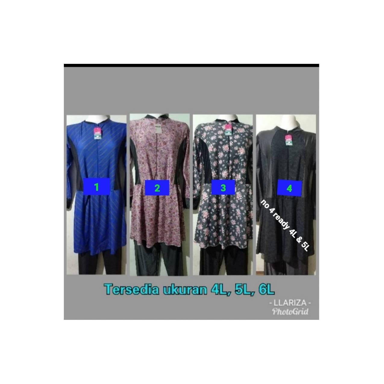 Jual baju renang muslim dewasa ukuran jumbo XXXL XXXXL