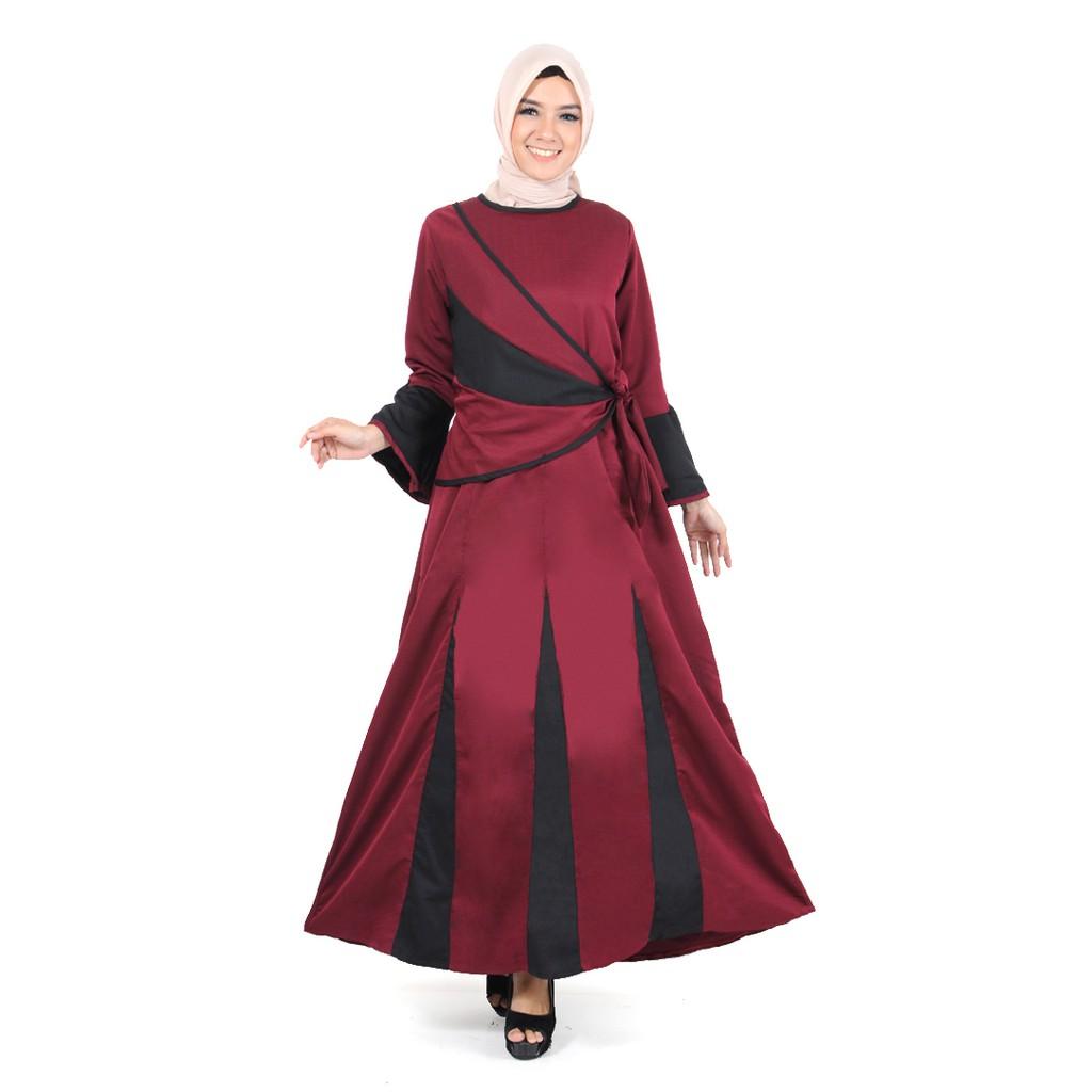 GAMIS SYARI / KOMBINASI MODEL / FRAN DRESS / BAJU WANITA / BAJU MUSLIM / DRESS GAMIS / BALOTELI