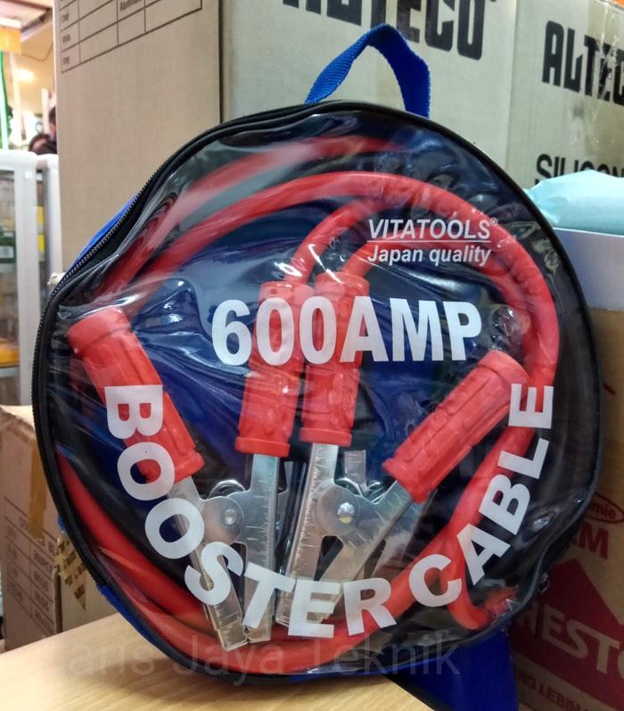 Kabel Jumper Aki / Booster Cable 600A Vitatools (Japan)