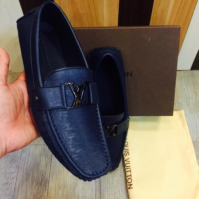 PROMO!!! Sepatu Loafers Import Kulit Louis Vuitton
