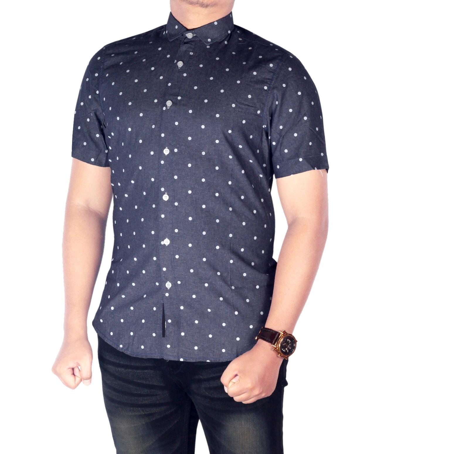 Dgm_Fashion1 Kemeja POlkadot Lengan Pendek/ Kemeja Young Lex/Kemeja Coco/Kemeja Muslim/Baju Coco/Kemeja Flanel/Flanel Woll/Kemja Men/Kemeja Casual/Kemeja Distro/Kemeja Pantai/Kemeja Formal/Kemeja Pria/Kemeja Polos/Kemeja Batik PX 5662