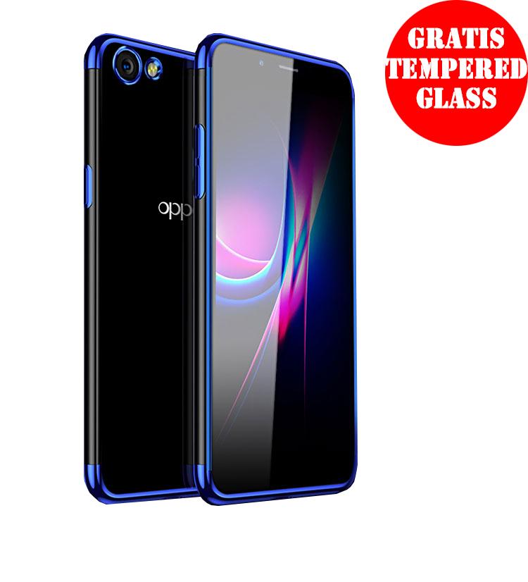 OPPO A83 Shiny Transparen Bening Ultra Thin TPU Soft Case