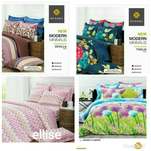 Radhe New Sprei Kendra Ukuran 180x200 Motif Baru Edisi Flower