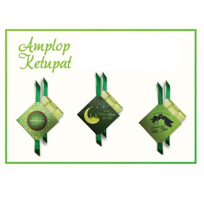 Angpao Amplop Lebaran Bentuk Ketupat - 10pcs