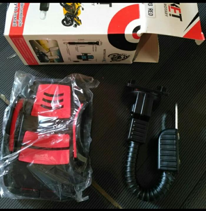 DUDUKAN HP SPION MOTOR PHONE HOLDER BRACKET MOUNTING