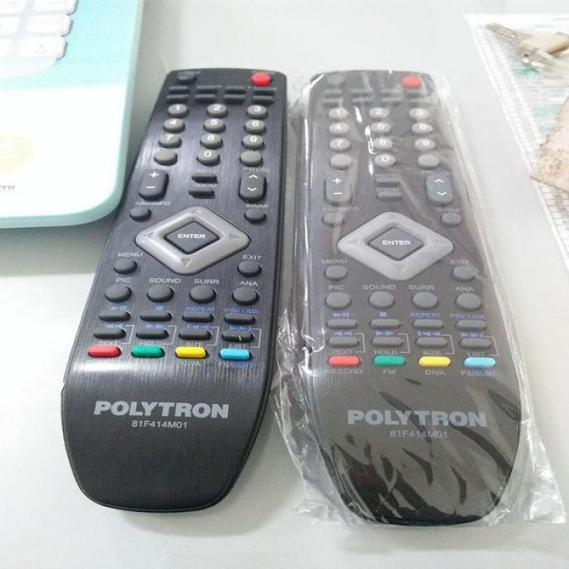 Remote Remot TV TIVI Polytron Politron Pholitron - Remot TV LCD LED - Hitam - ARS