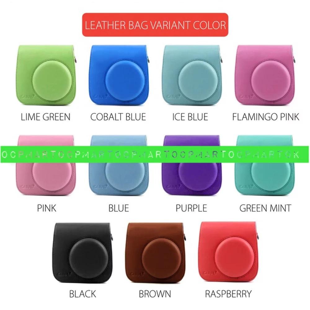 Leather Bag Kamera Fujifilm Instax Mini 8 9 Tas Case Polaroid Fuji