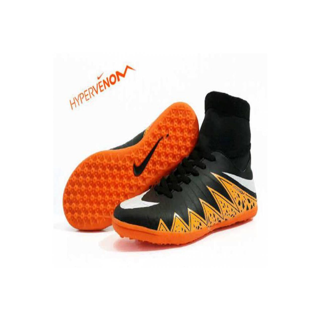 Jual jual sepatu futsal nike hypervnom original premium hitam oren B