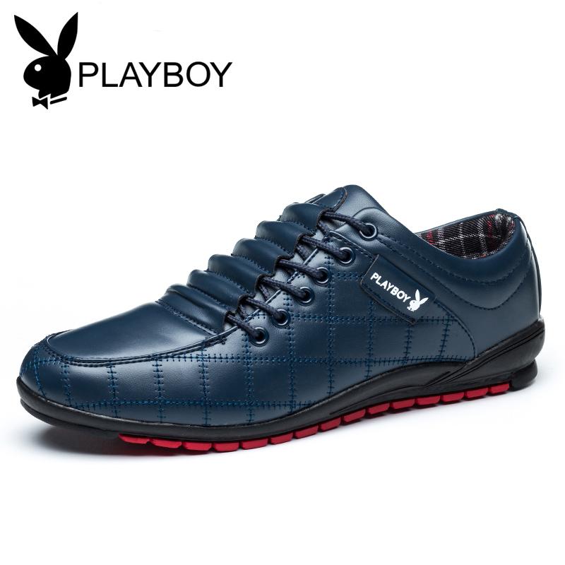 Playboy Sepatu Pria Versi Korea warna Hitam