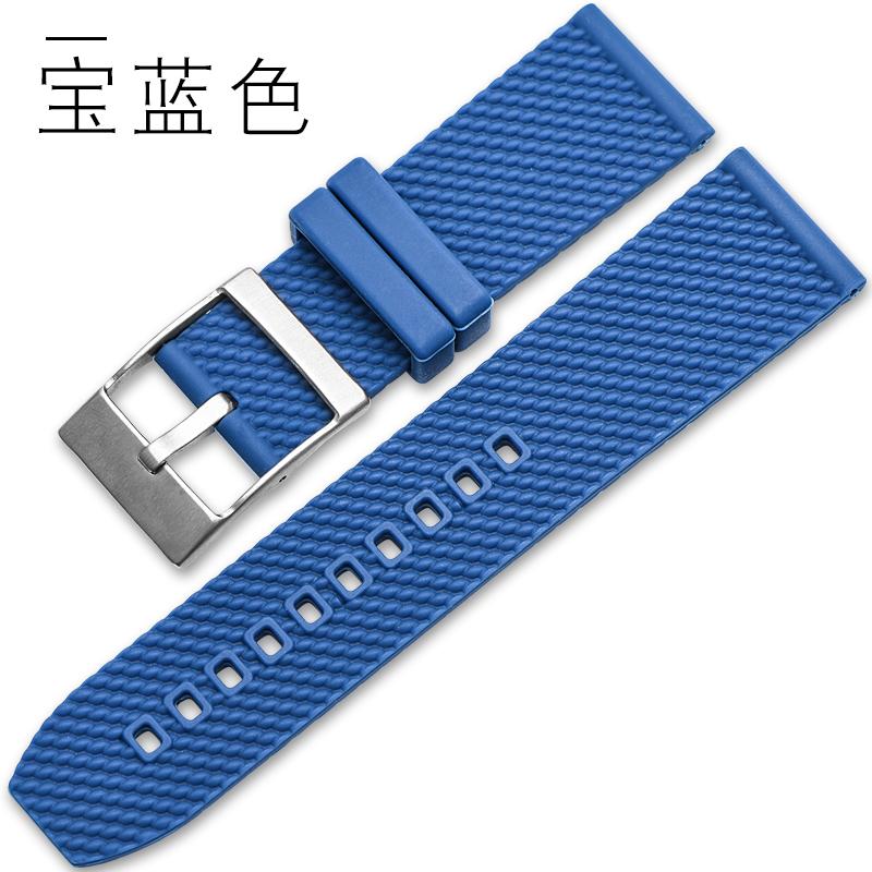Breitling Tali Jam Tangan Jaringan Karet Tali Jam Tangan Silikon