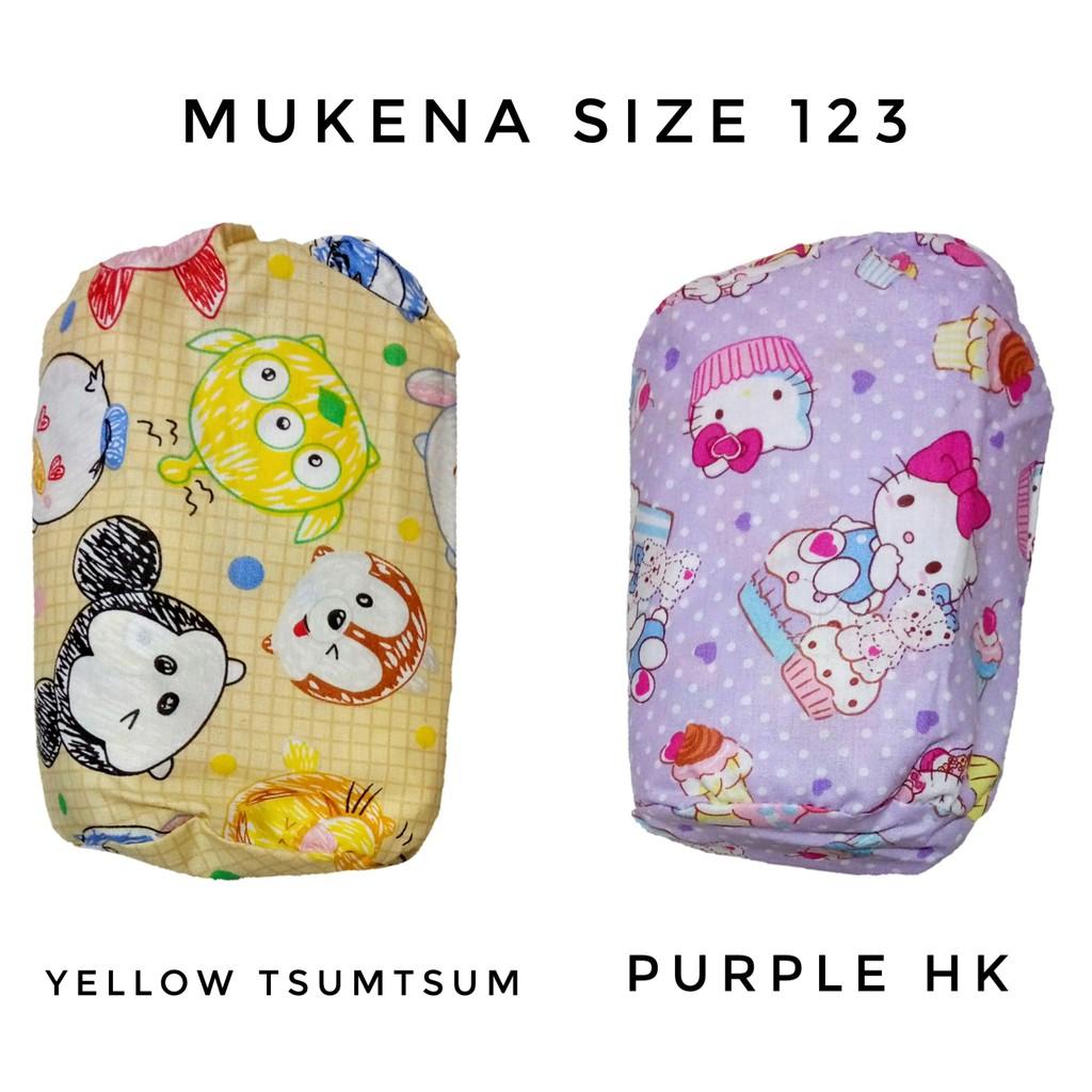 Set Mukena Anak Perempuan Size 123