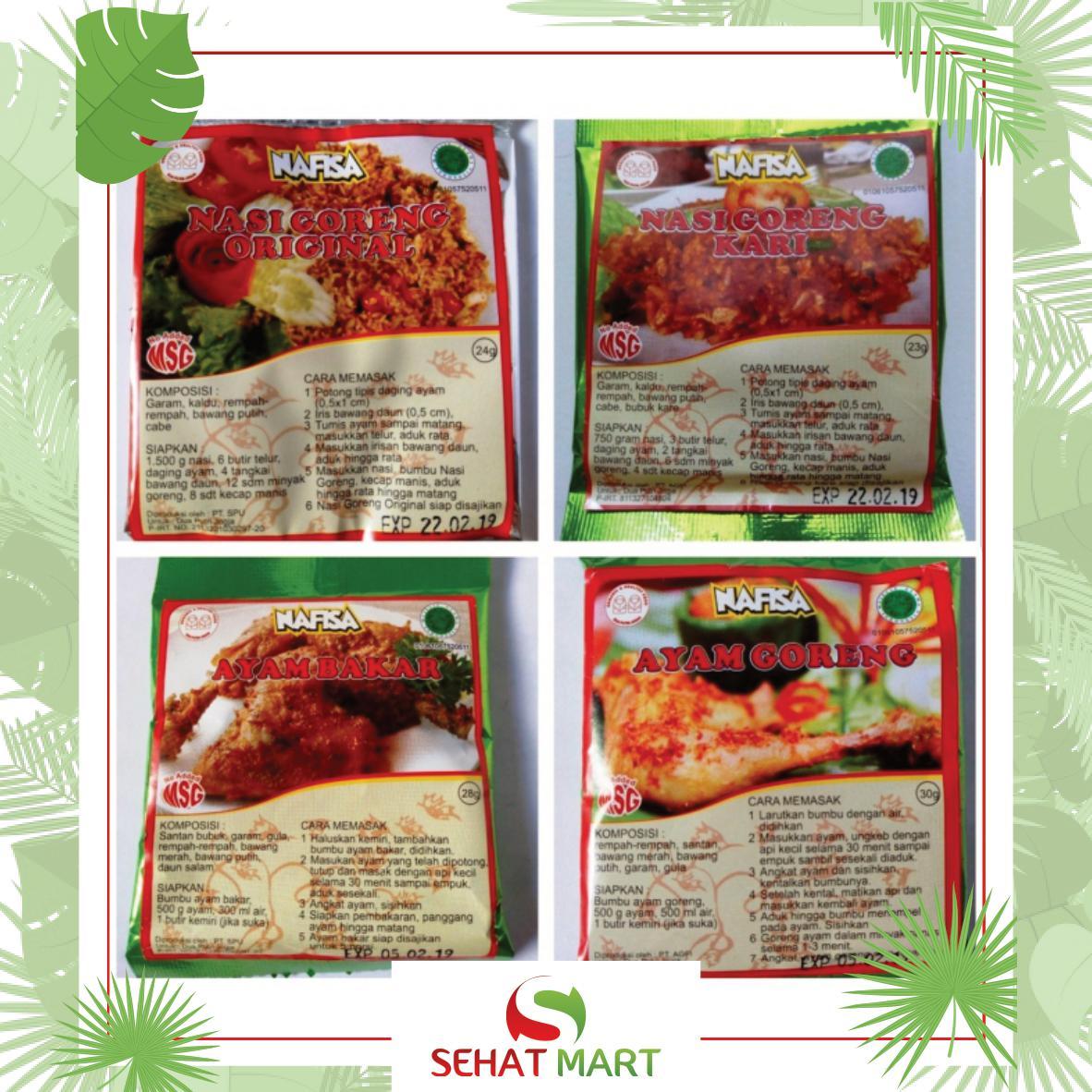 Bumbu Instan Nafisa Food Non MSG (Nasi Goreng Original)
