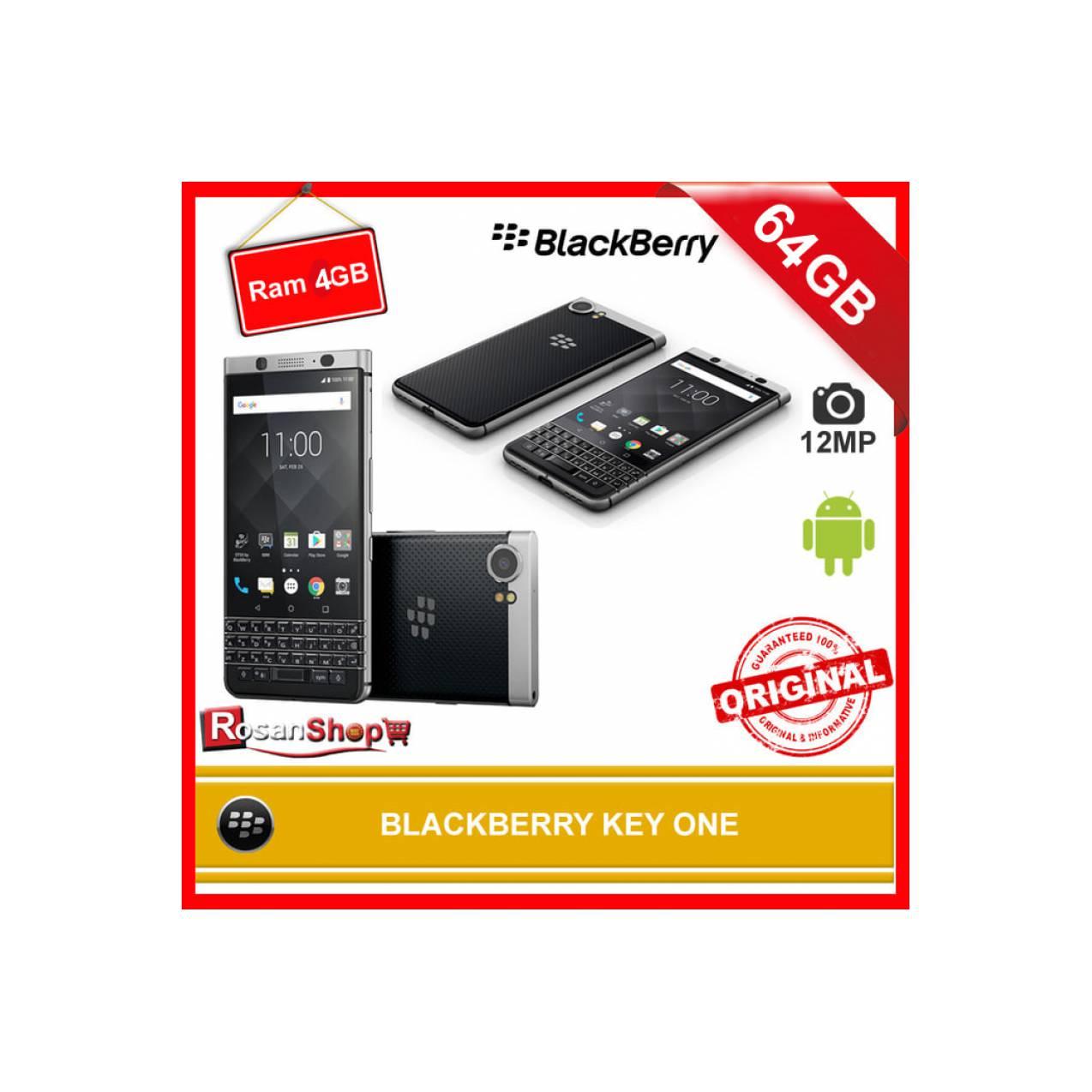 BLACKBERRY KEY ONE 64GB Ram 4GB 12Mp Garansi 1thn - BlackBerry KEYone