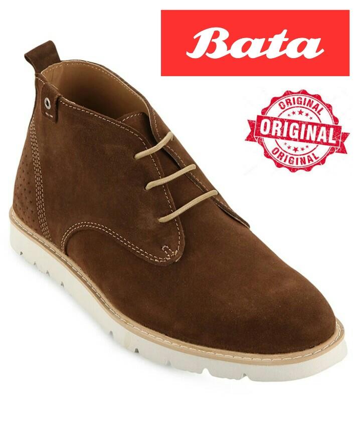 Sepatu BATA Octav Boots Original - Cokelat